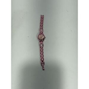 Lots of Love Butterfly Love Lol Pink Japan Lady Chain Band Watch Needs Battery*